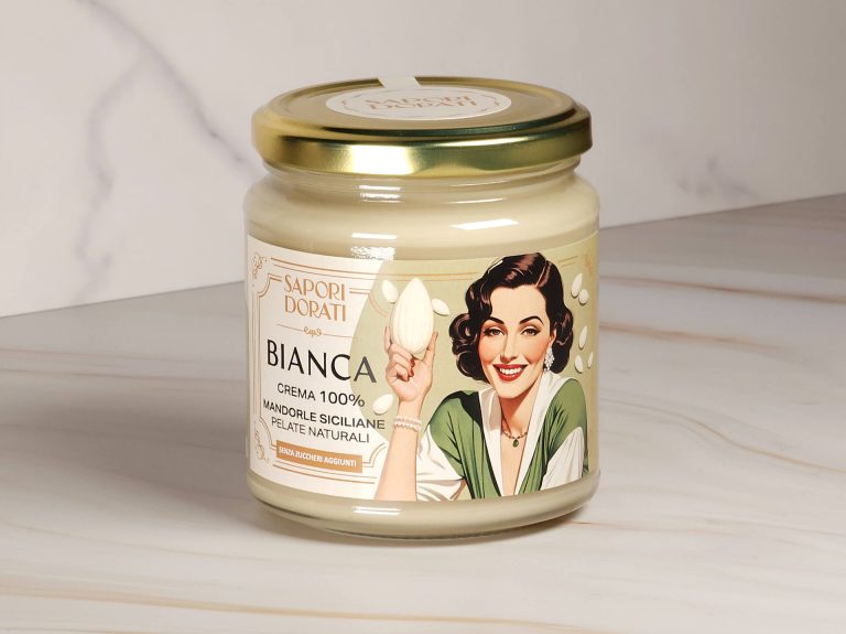 Bianca 100% mandorle pelate naturali siciliane