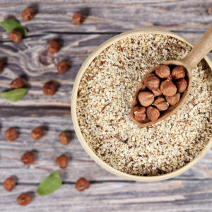 Farina integrale di nocciole naturali italiane