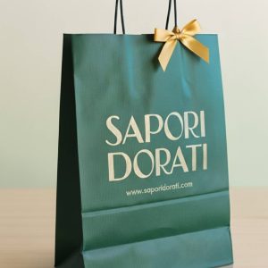 Busta in carta verde