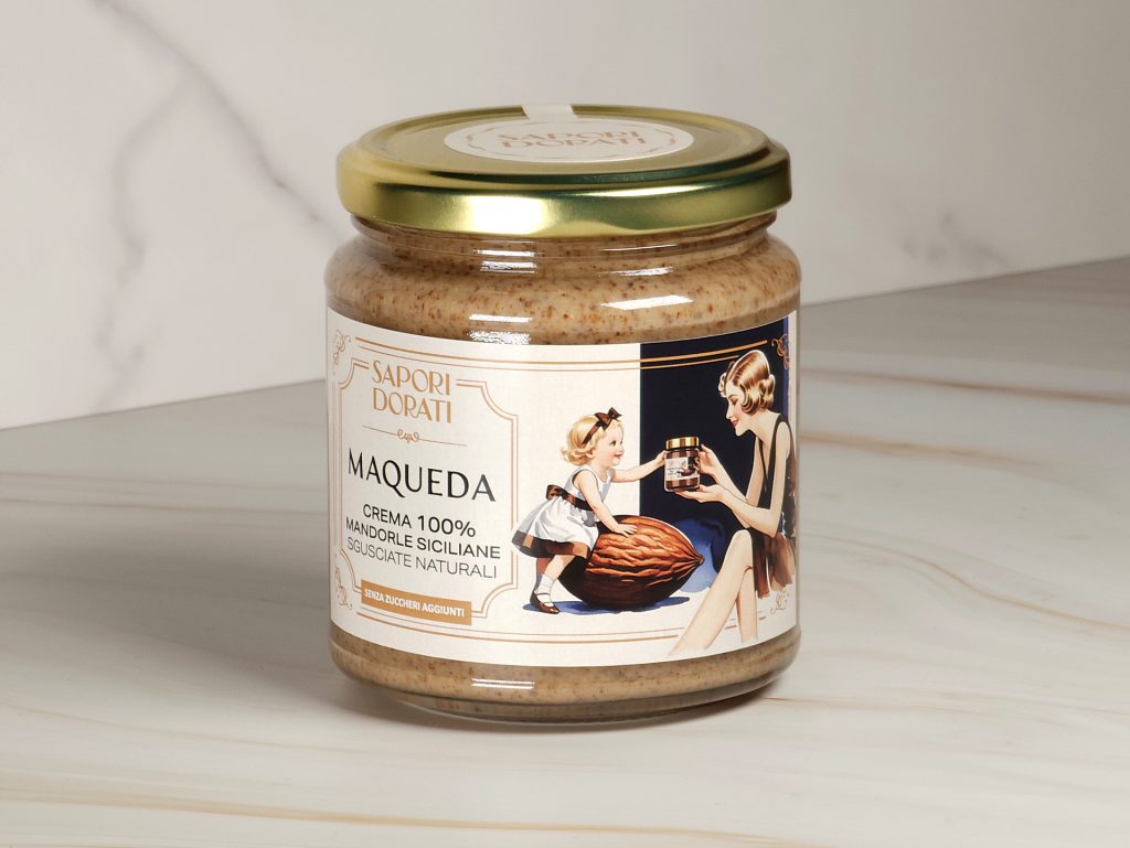 Lavorazione mandorle a ventimiglia di sicilia, crema di mandorle naturali siciliane