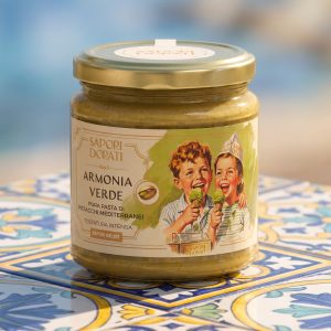 Barattolo pura pasta pistacchio 100% tostato per gelato fatto in casa artigianale