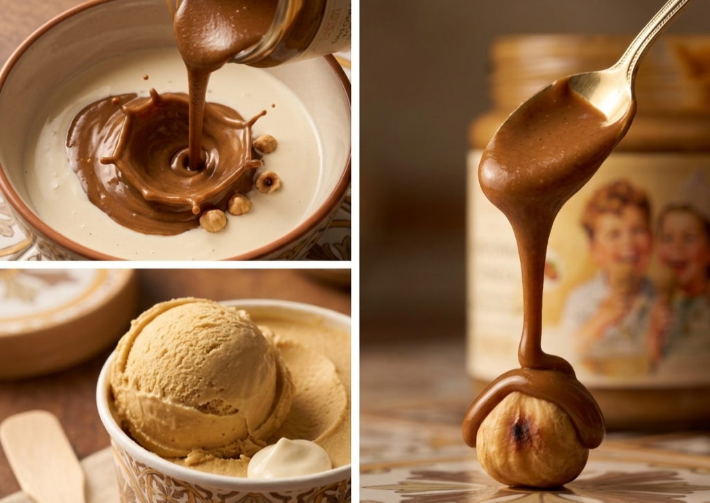 Pura pasta 100% nocciole tostatura intensa per fare il gelato artigianale in casa