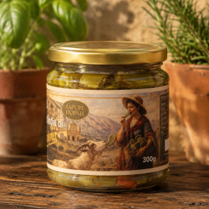 Cubetti di pale di fichi d'india in agrodolce